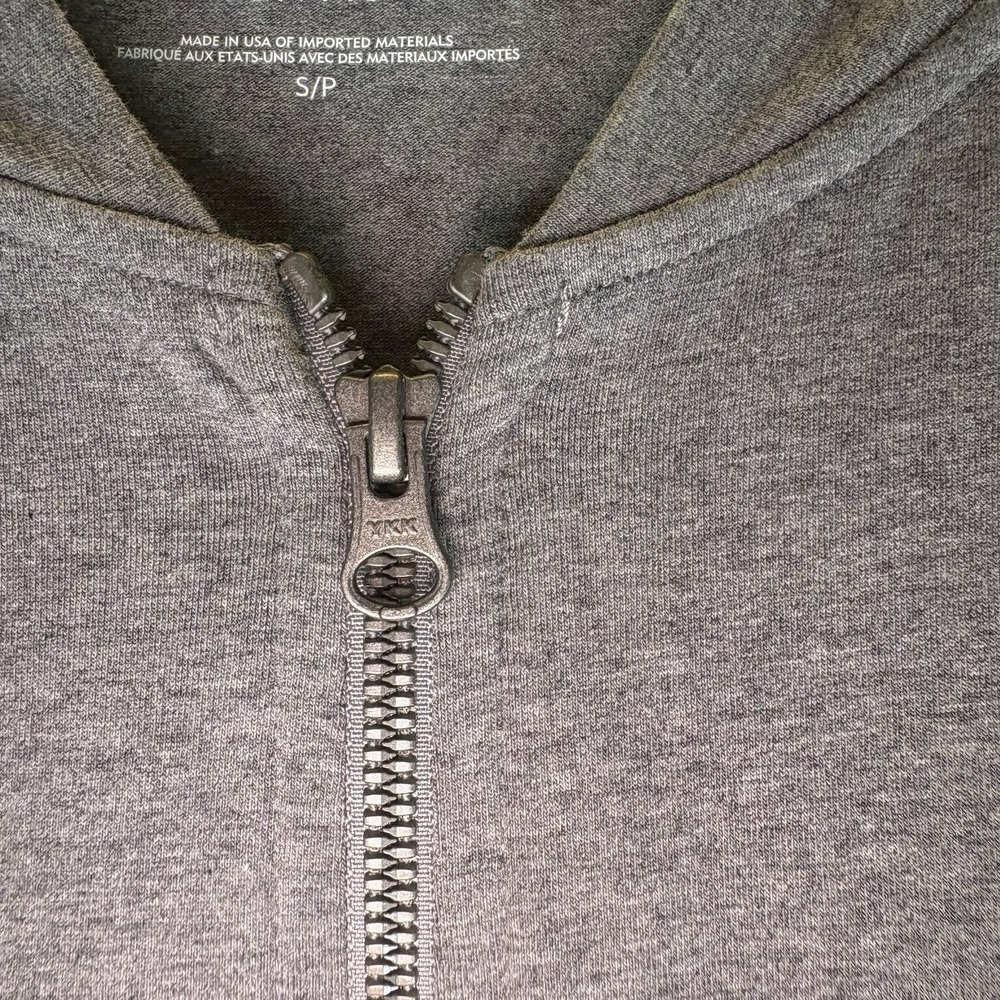 EILEEN FISHER HEATHERED ORGANIC COTTON STRETCH‎ FLIGHT JACKET Women's Size Small - Picture 9 of 10